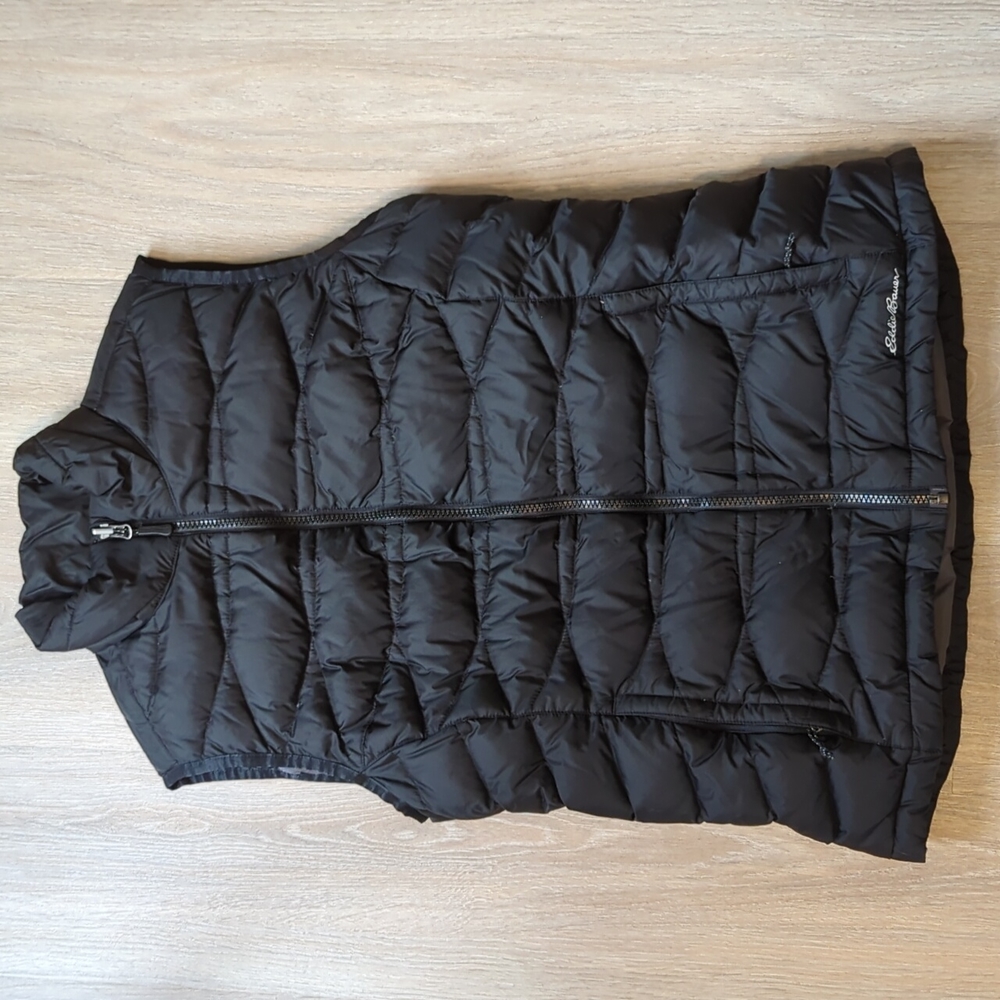 Eddie Bauer Small Black Puffer Vest